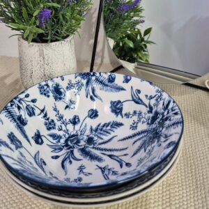 Bowl o Ensaladera con diseños azules